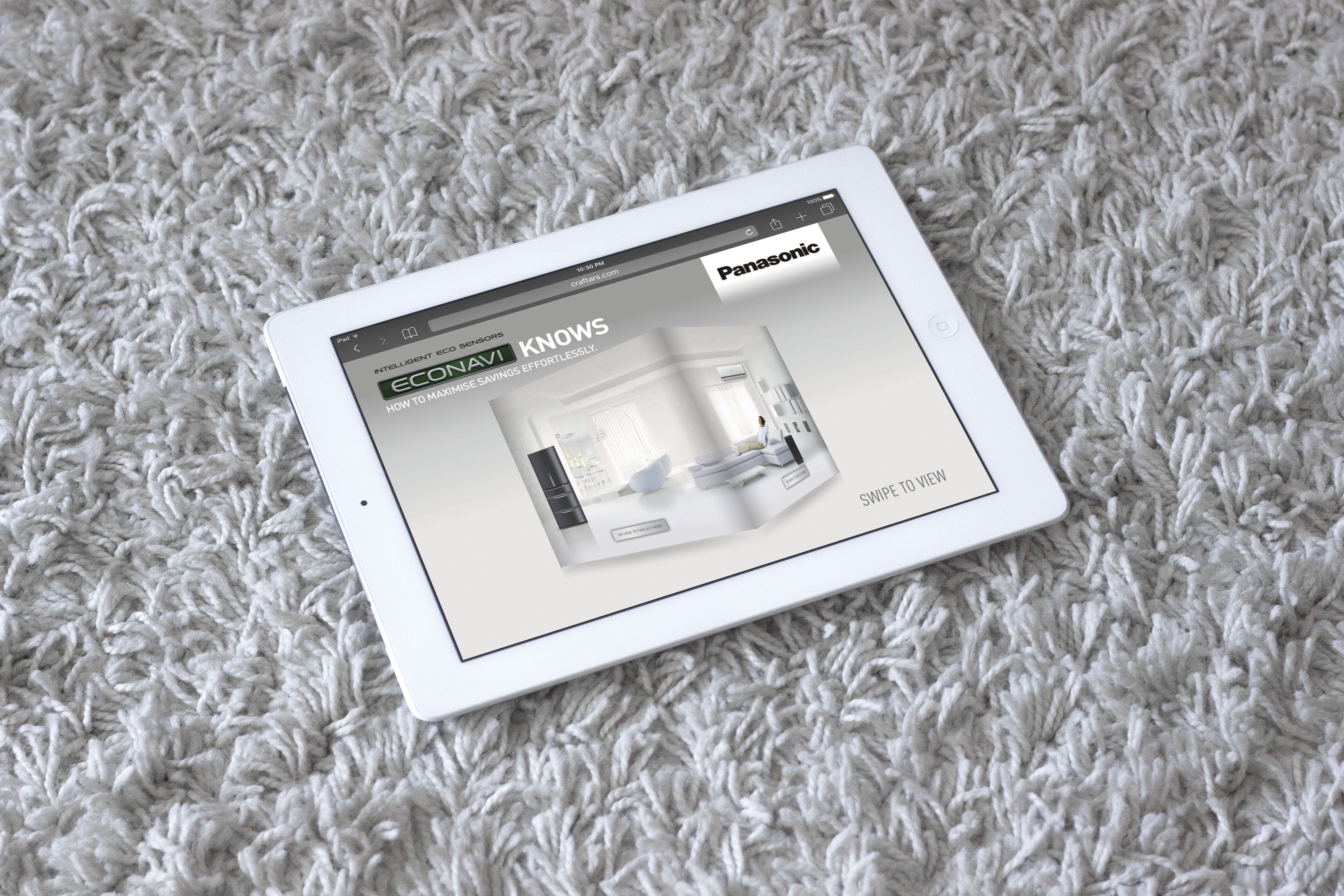 Panasonic Econavi HTML5 interactive ad